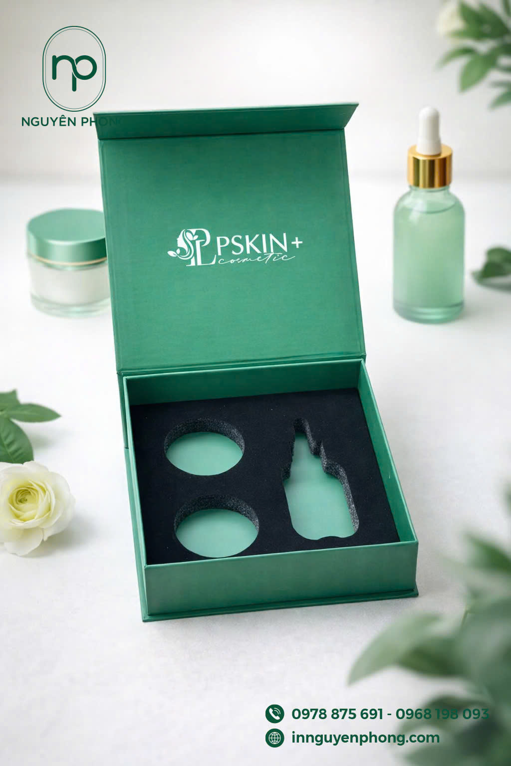 Mẫu hộp carton lạnh đựng mĩ phẩm sang trọng đẳng cấp 